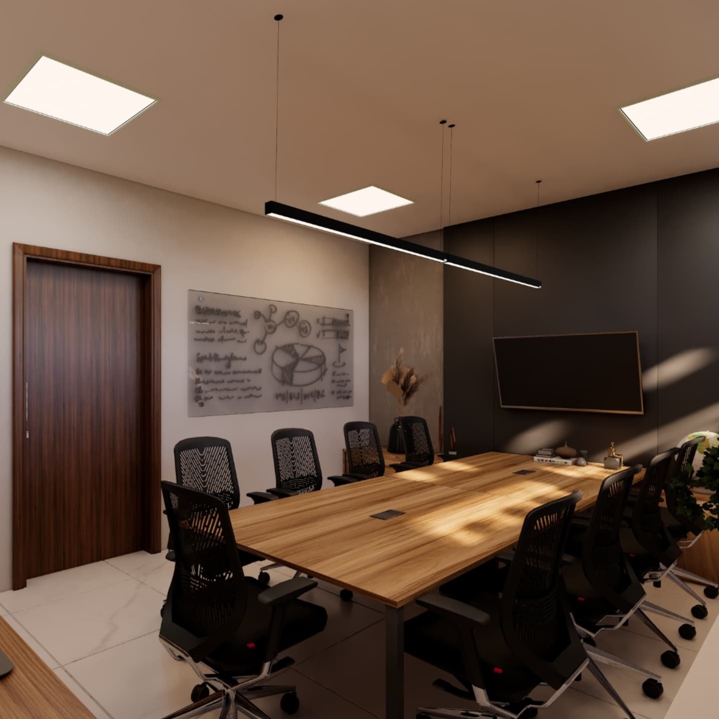 Sala de reunião da área administrativa